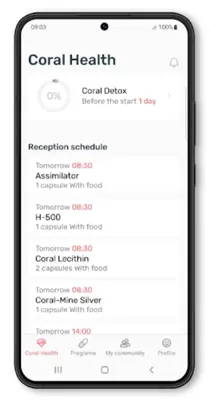 Coral Health android App screenshot 2